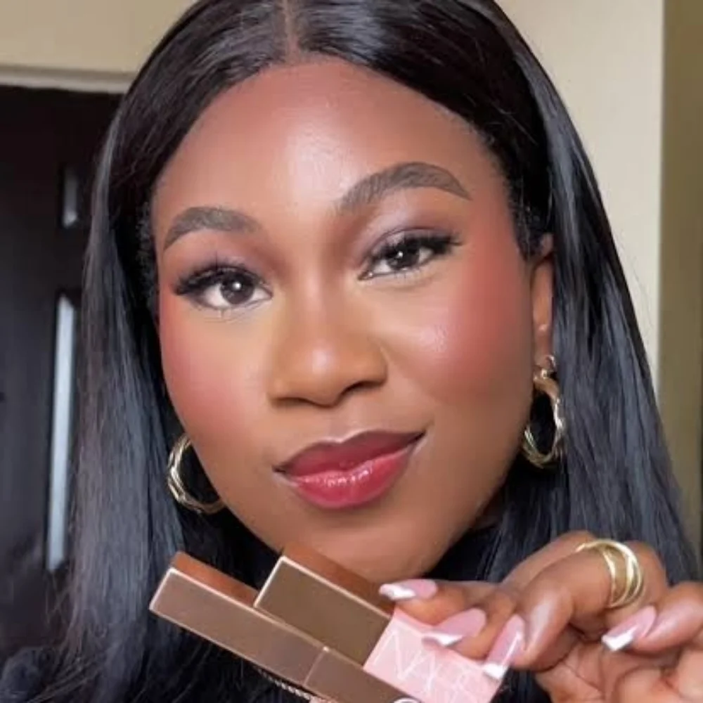 NARS AFTERGLOW Aragon LIQUID Blush- Warm Chestnut Brown